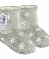 Frozen sloffen pantoffels elsa grijs meisjes